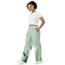 Cargar imagen en el visor de la galería, All-over print unisex wide-leg pants