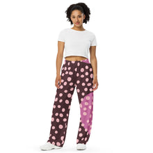 Cargar imagen en el visor de la galería, All-over print unisex wide-leg pants
